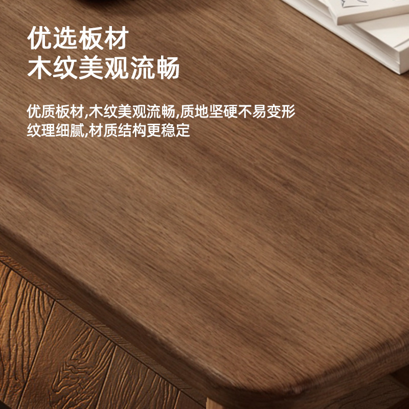 New Chinese Dining Table Nordic Commercial Home Long Table Negotiation Table Conference Table Balcony Tea Table Hotel Homestay Dining Table