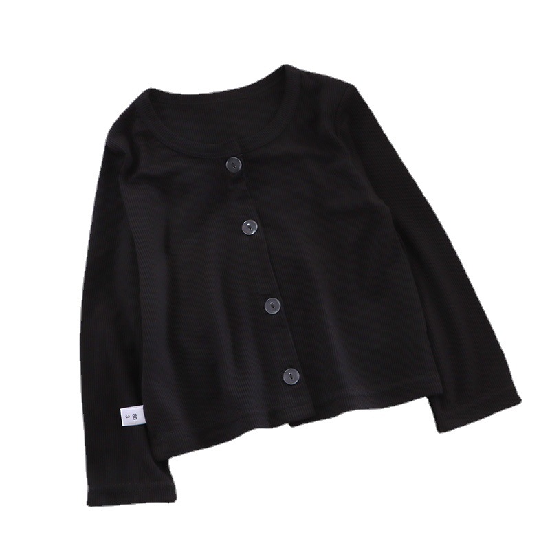 Girls Long-Sleeved T-Shirt Summer Baby Girl Cardigan Top Korean Style Girl Candy Color Outwear Ice Silk Sun Protection Clothing Thin