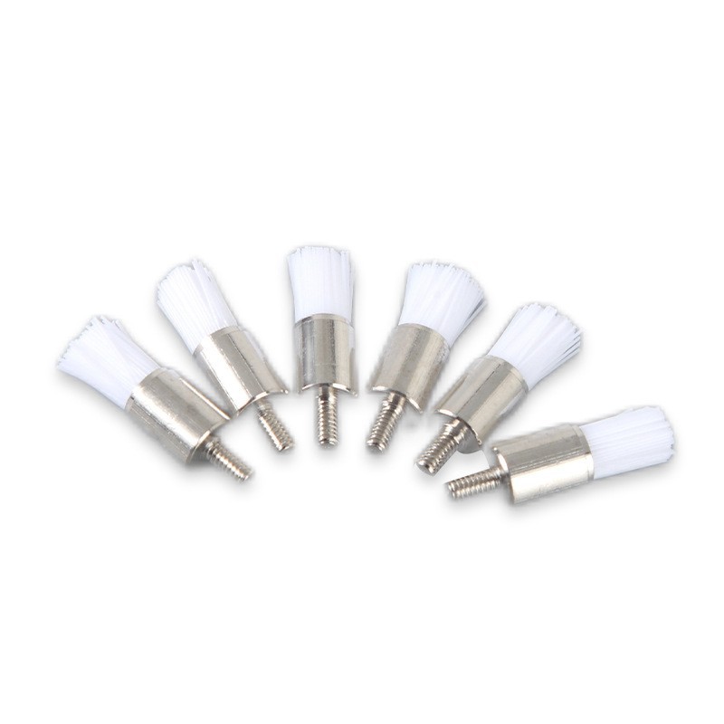 Factory Direct Supply Dental Disposable Consumables Dental Polishing Brush Thread Polishing Brush Cleaning Brush Flat Snail