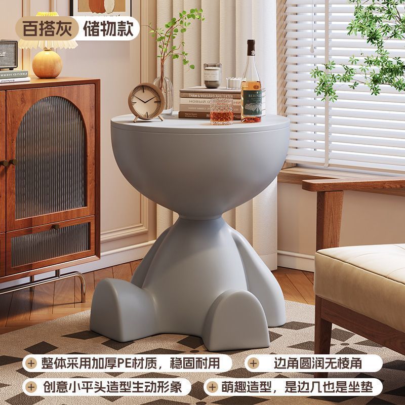 Living Room Furniture Set, Sofa Corner Table, Small Side Table, Small Coffee Table, Bedside Creative Bedside Table