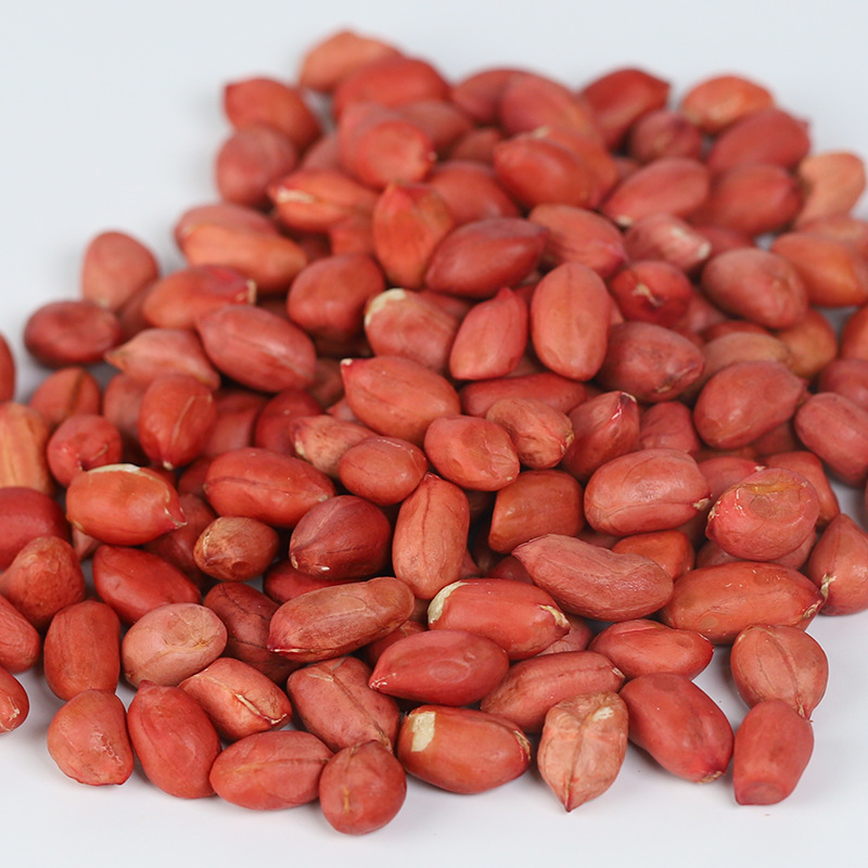Large-grain red-skinned peanuts 400g four-grain red-wuhong soup raw materials five cereals coarse grains shellless raw peanuts
