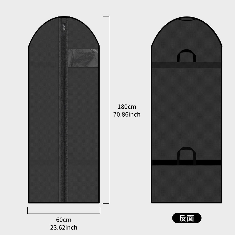 Clothes Dust Cover, Household Wedding Dress Hanging Bag, Foldable Moisture-Proof Dress Storage Bag, Suit Dust Bag Wholesale