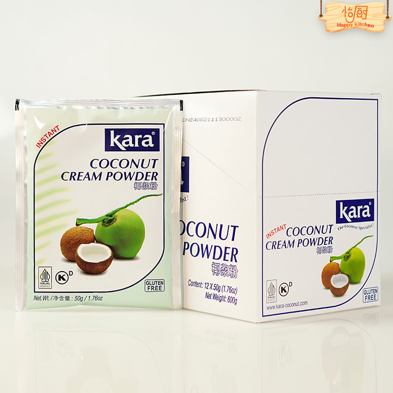 Кокосовый порошок Kara Jiale 50г Пакет Десерт Сырье для молочного чая Импортированный кокосовый порошок Индонезия Мгновенная выпечка Кокосовый порошок
