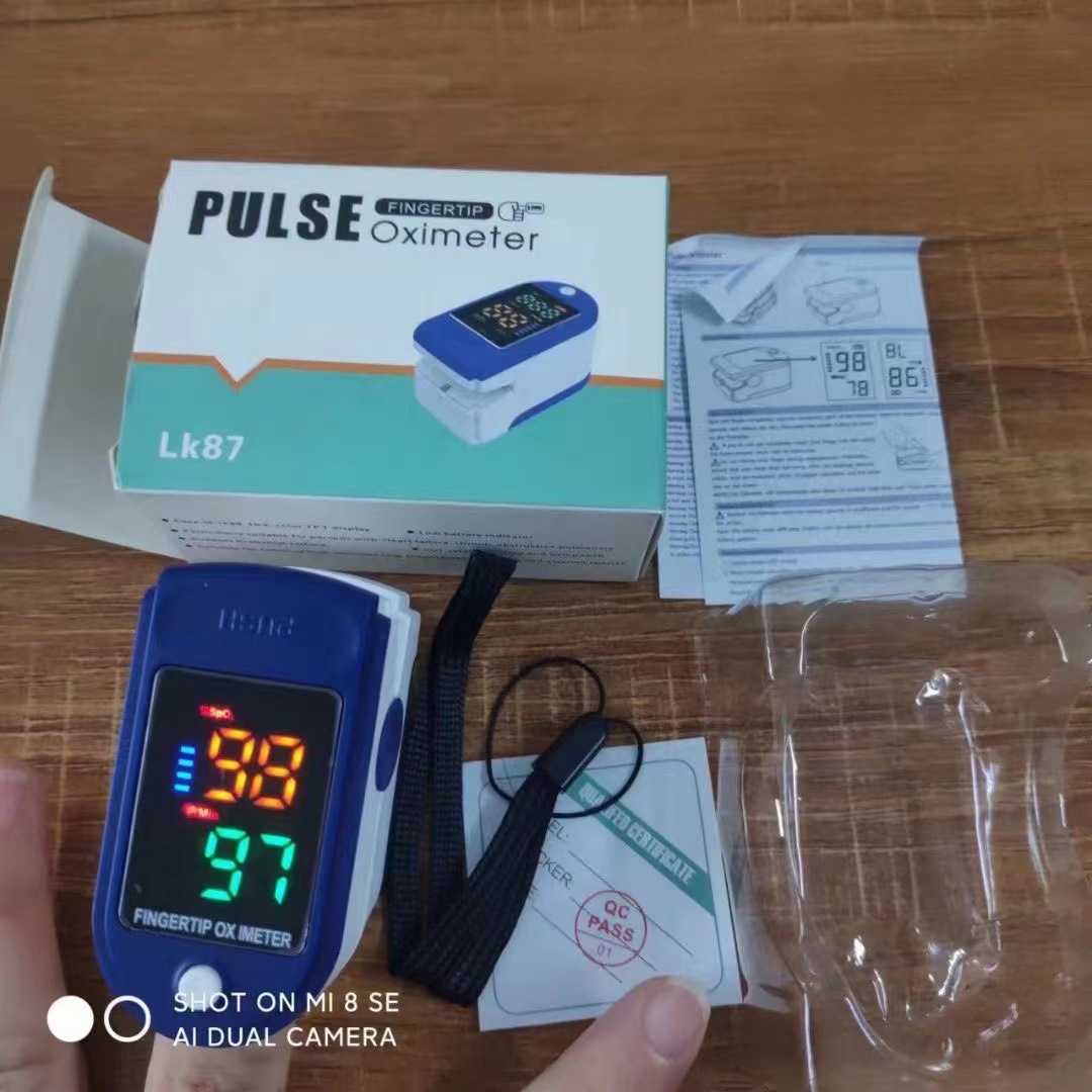 LK87 LK88 LK89 finger clip type pulse oximeter TFT oxygen saturation detector heart rate monitoring
