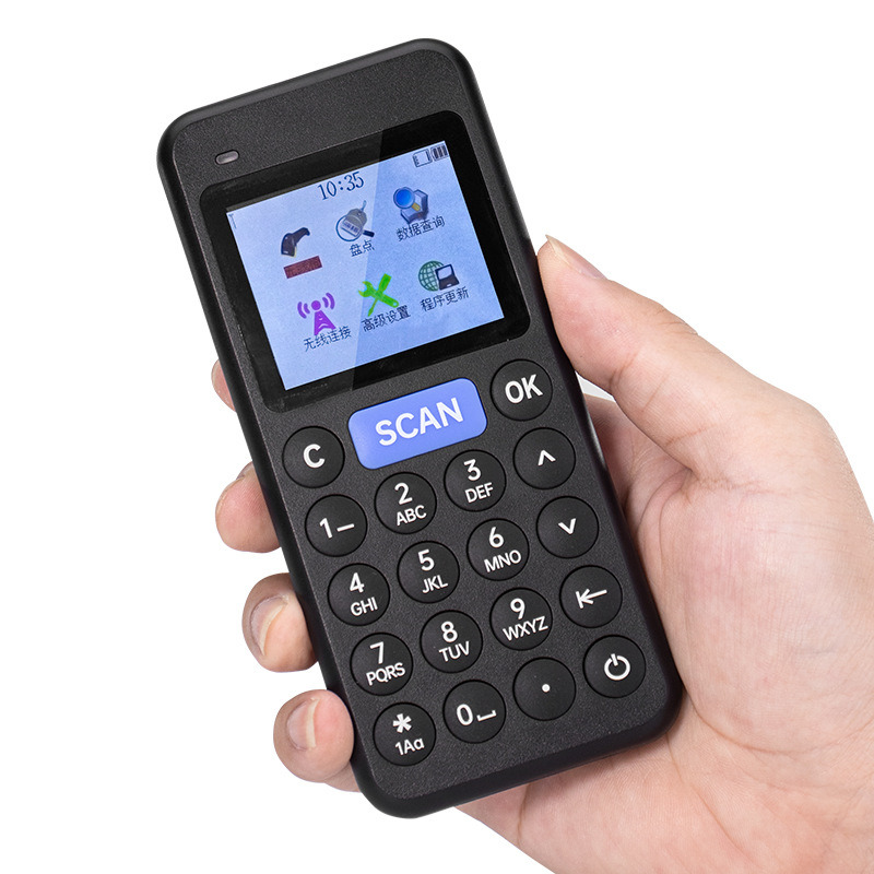 Inventory Machine Wireless Handheld Barcode Machine Barcode Collection Express Scanning Gun Storage Entry and Exit Data Collector