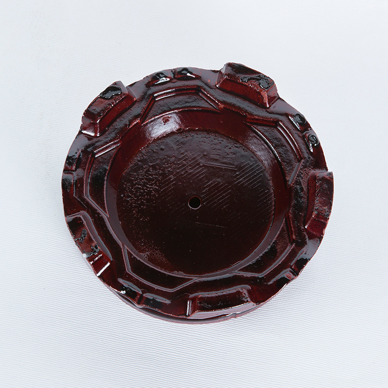 Base Wholesale Round Wooden Base Fish Tank Strange Stone Buddha Statue Vase Flower Bonsai Sticker Red Cloth Wooden Base
