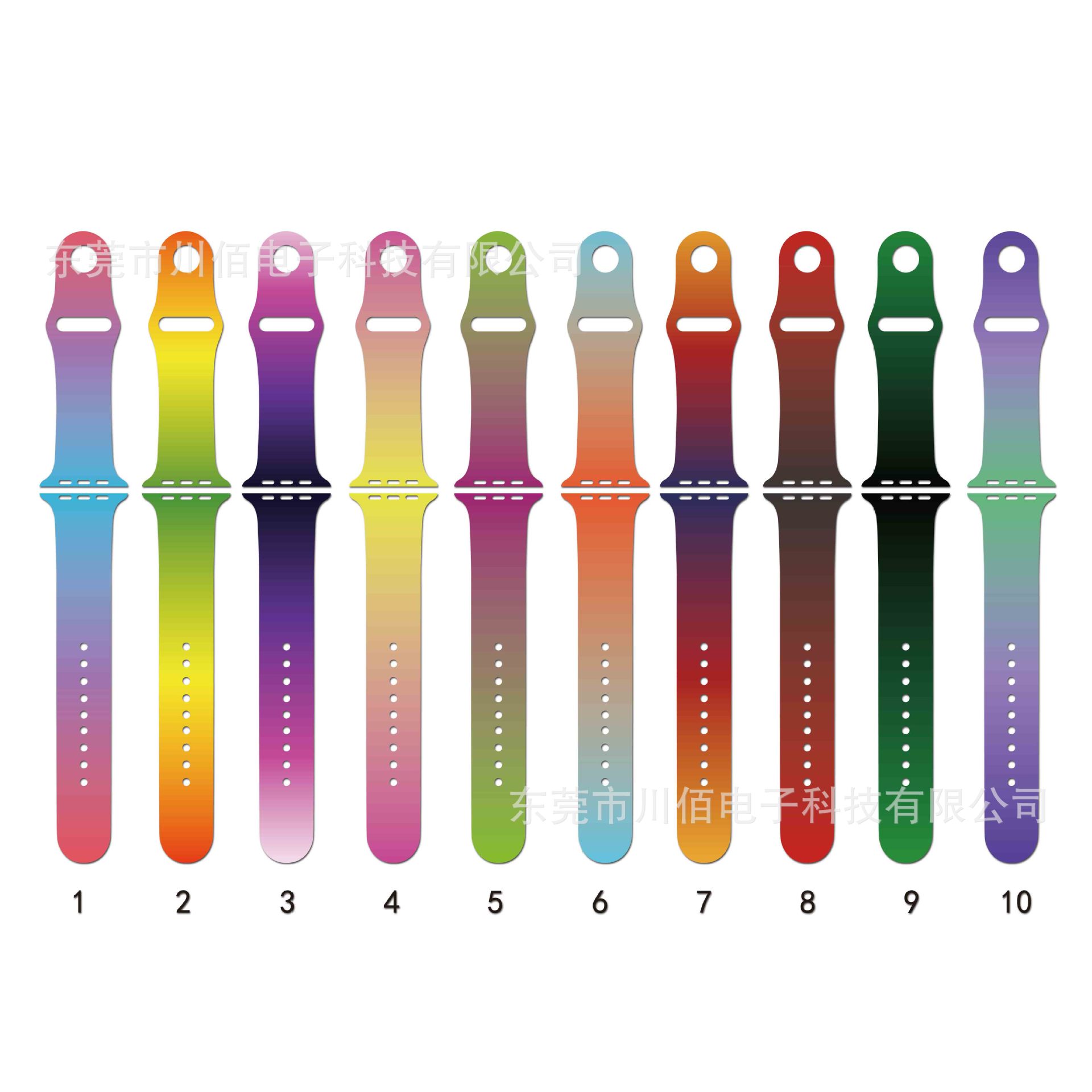 Personalized printed strap for Apple Watch strap iWatch7/6/5/4/3/2/1 generation SE strap silicone strap