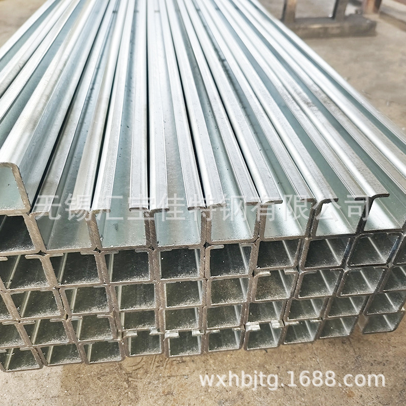 Spot Sales of 316L Stainless Steel C-Shaped Steel 304 Stainless Steel C-Shaped Steel U-Shaped Groove Punching for Stainless Steel Brackets