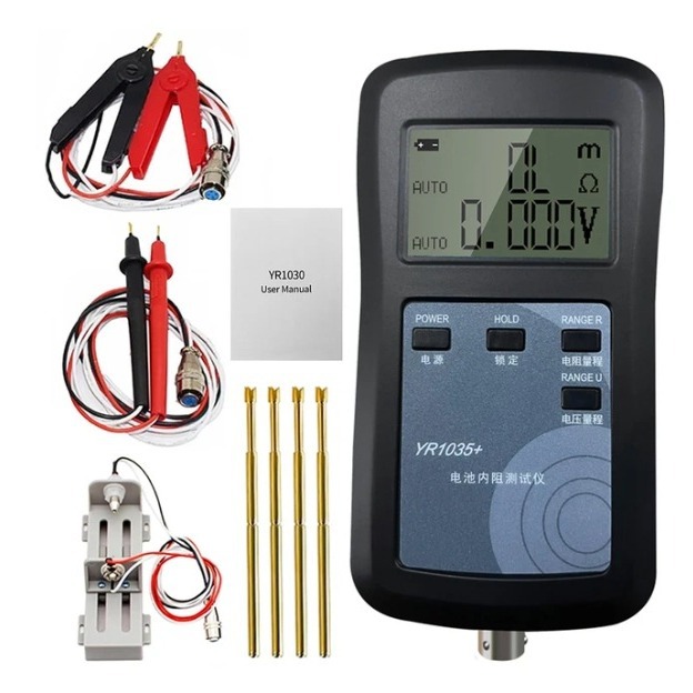 18650 lithium battery bottle internal resistance performance 100 volt lithium tester maintenance four-wire YR1035 nickel-metal hydride lead-acid button