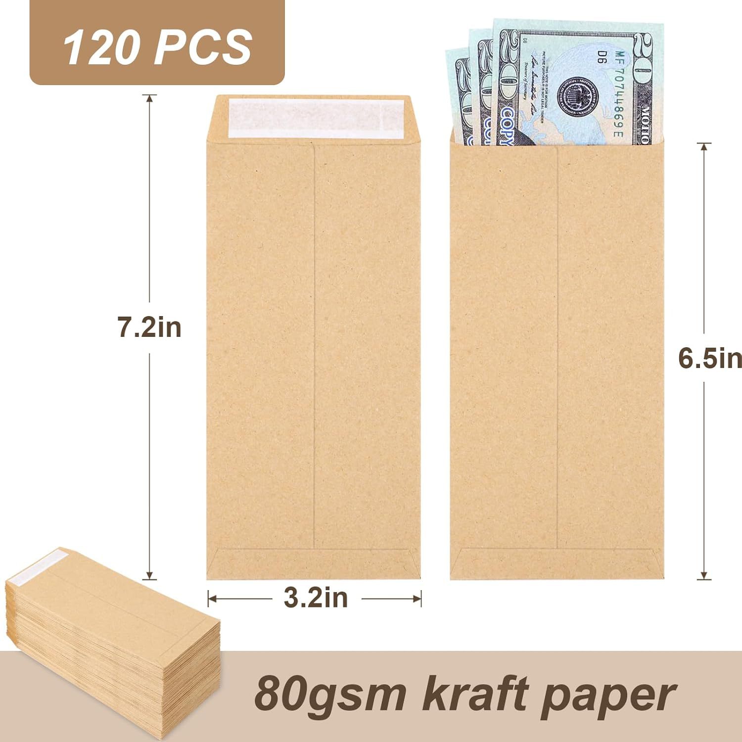 Extra Large Kraft Paper Envelope Export Amazon Saliva Glue Release Paper Self-Adhesive Yellow Seed Envelope Bag Customization