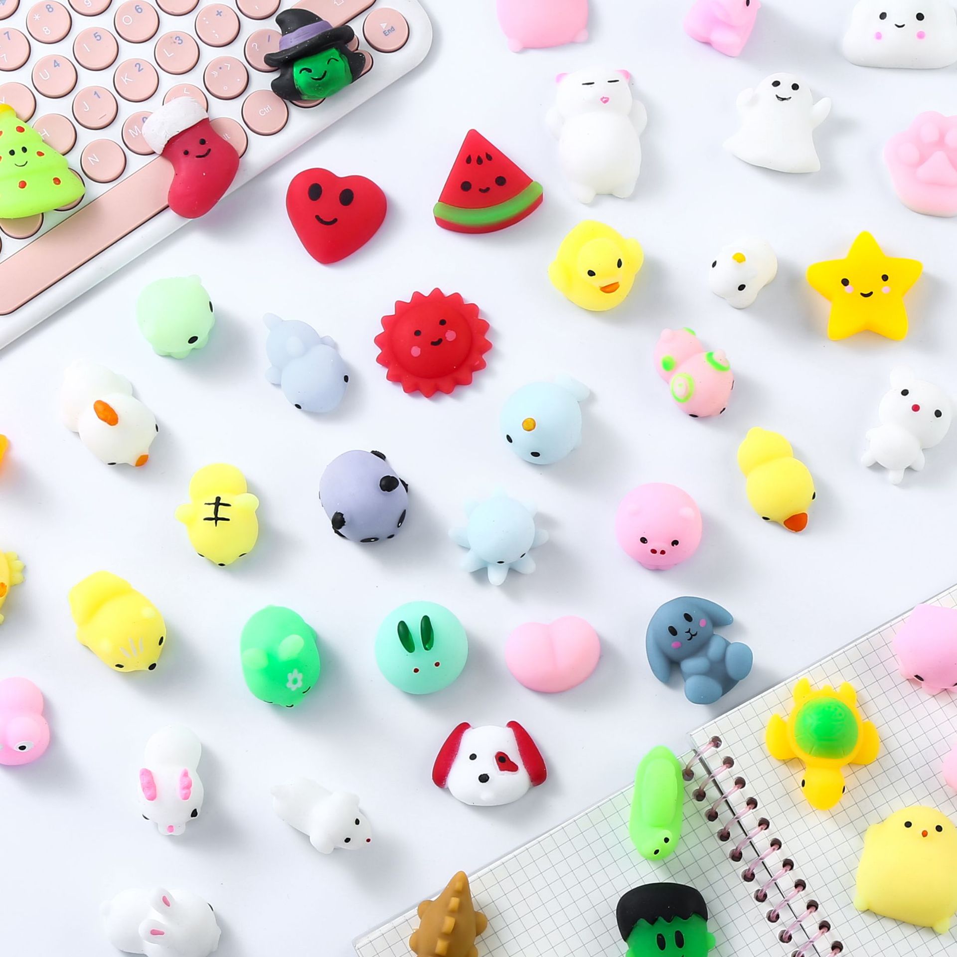 Cross-border hot holiday dumplings animal pinch music decompression artifact children's vent toys small gifts manufacturers supply