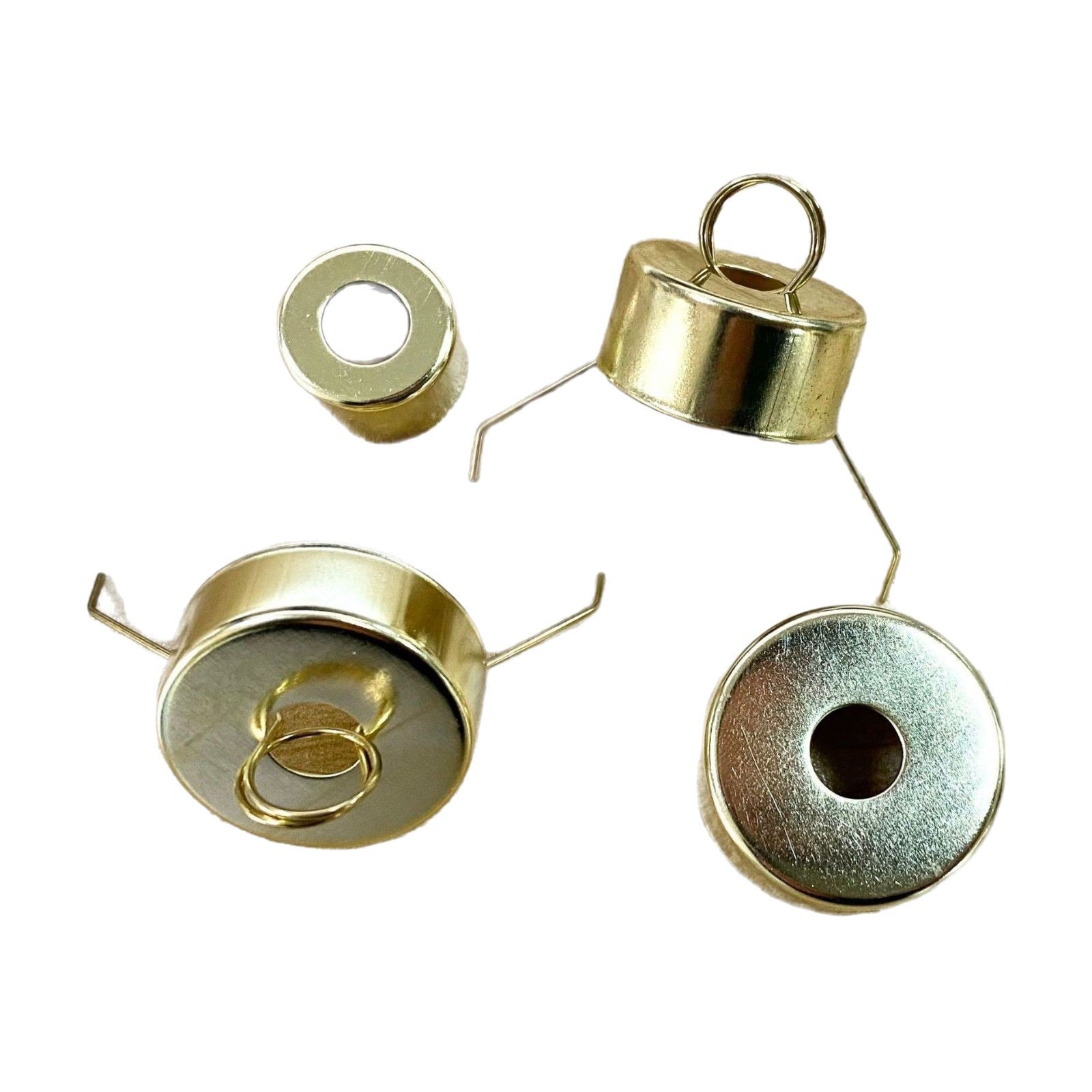 Factory direct electroplating Christmas hanging ball decoration iron cover aluminum cover Christmas glass ball plastic ball cover cap card