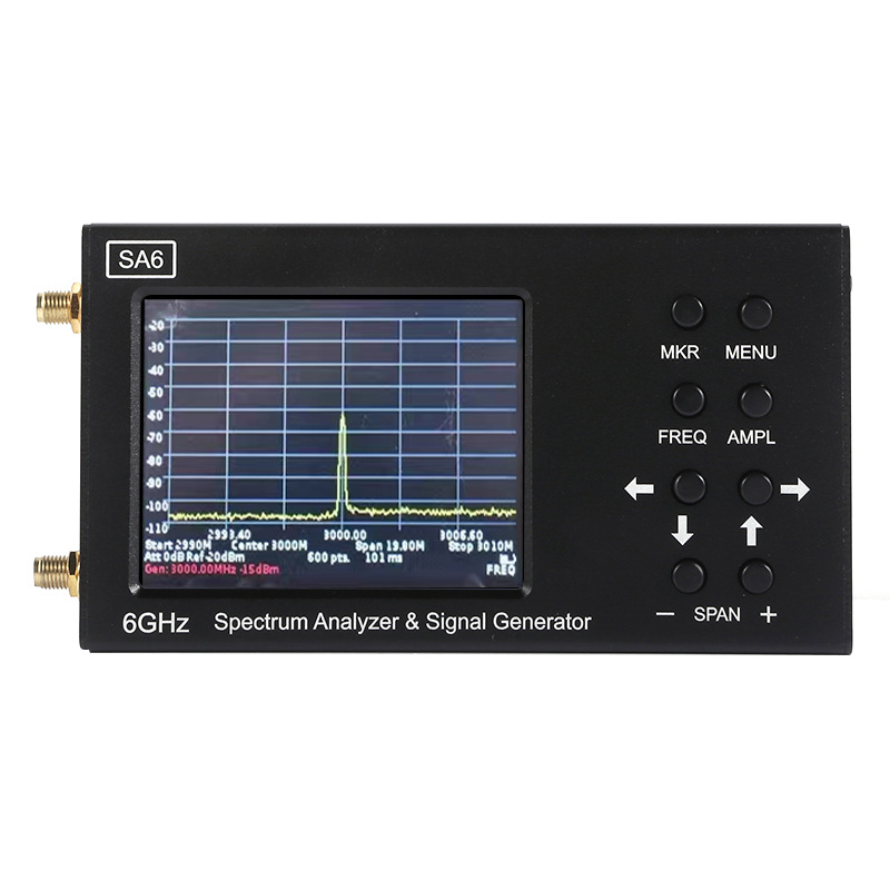 SA6 spectrum analyzer 6GHz Wi-Fi 2G 4G CDMA GSM Beidou SA6 signal generator