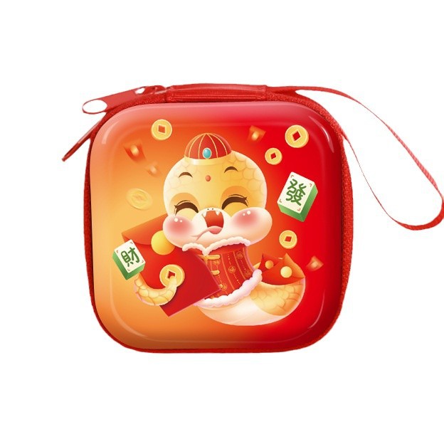 Holiday Gift Children's Coin Purse Year of the Snake Mascot Gift Primary School Student Prize Kindergarten Birthday Souvenir