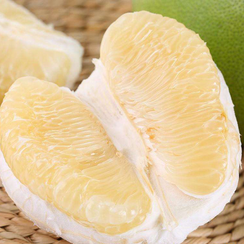 Thai Green Pomelo Ampawa Imported Pomelo Honey Pomelo Green Peel White Heart Pomelo Large Fruit Crisp, Sweet and Juicy