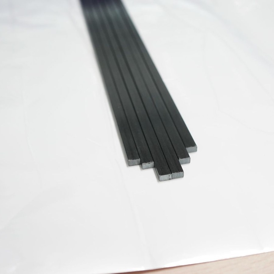 Manufacturer Wholesale Carbon Fiber Square Carbon Rods, Model Airplane Pultruded Carbon Fiber Rods, Customizable Sizes