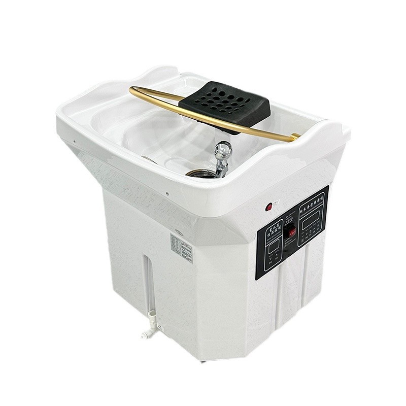 Mobile head therapy machine fumigation water circulation head therapy hair salon hair care shampoo basin beauty bed massage bed shampoo basin