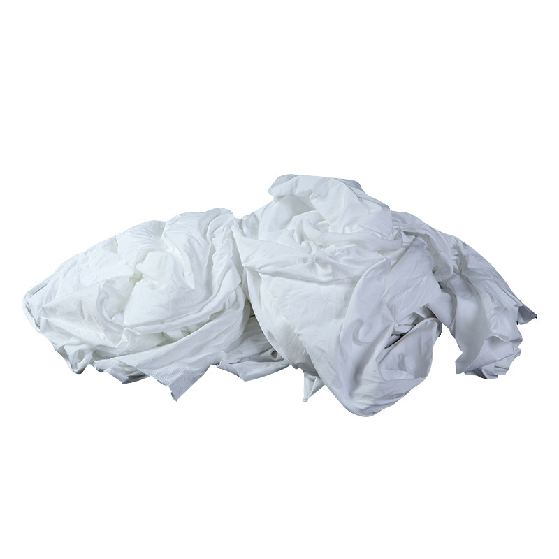 Manufacturer Supplies White Machine Wiping Cloth, Lint-Free, Oil-Absorbing and Water-Absorbing Cotton Industrial Rag, Industrial Machine Wiping Cloth
