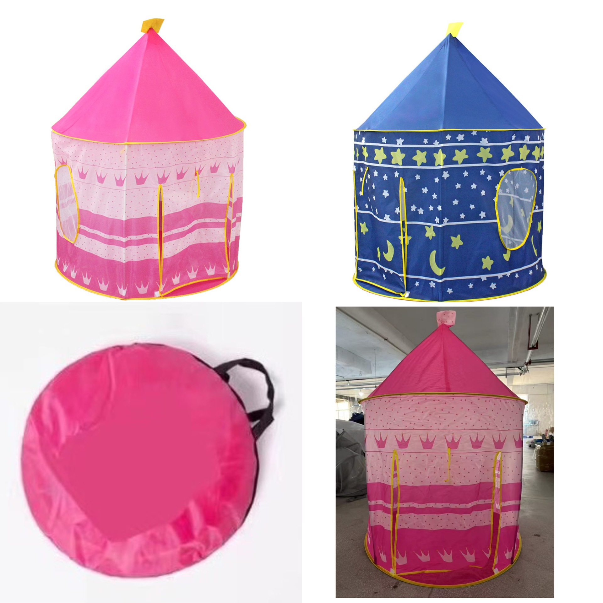 Оптовая продажа детской палатки, замок, игровой дом, принцесса, звезда, луна, юрта, складная палатка