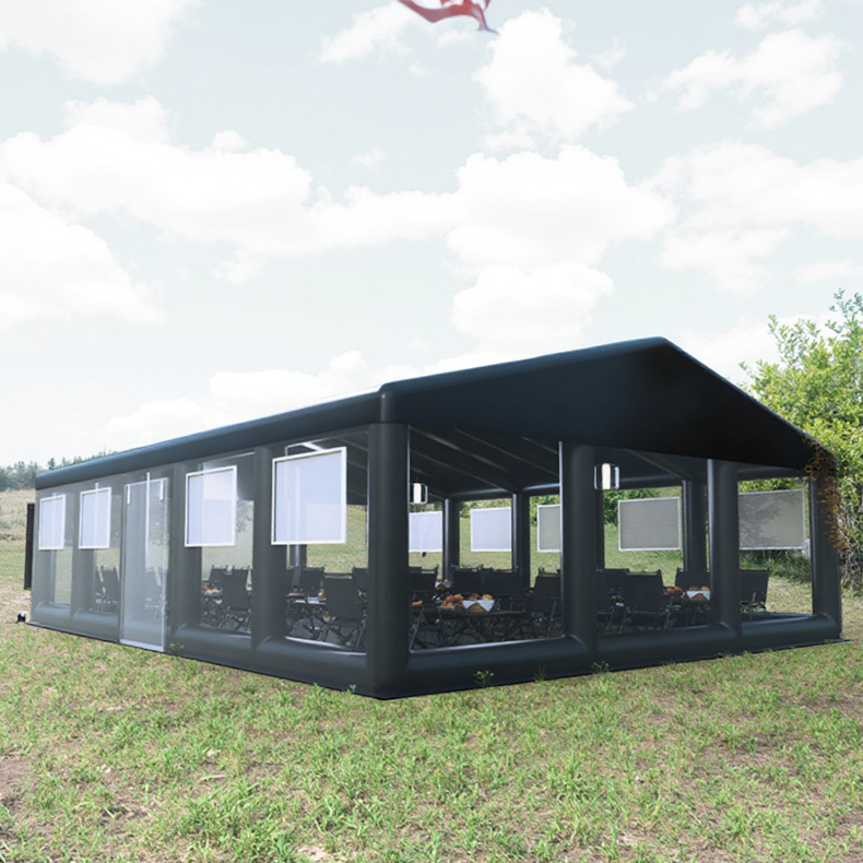 Inflatable Catering Restaurant Outdoor Open-Air Tent Bubble House Famous Transparent Large Outdoor Night Market Stall Food Stall