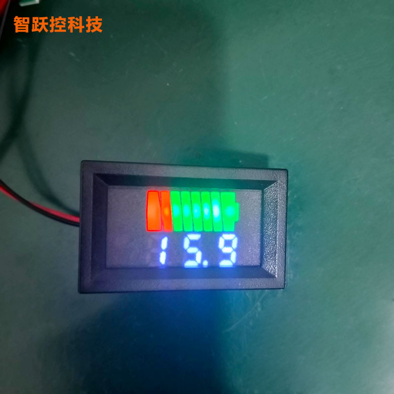 Electric car battery power display meter precision display battery car digital display voltmeter lithium battery universal