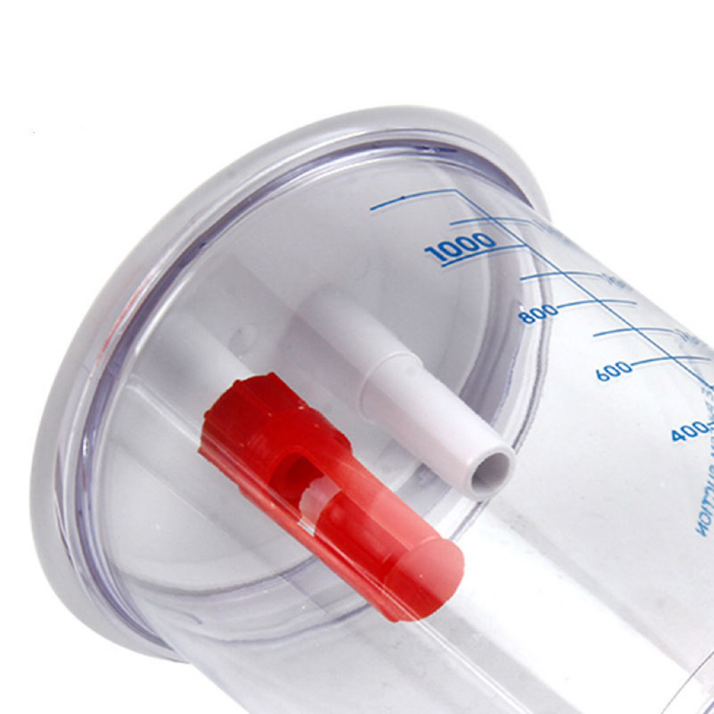 Electric Sputum Aspirator Suction Device Accessories Liquid Storage Bottle Sputum Cup Filter 1L Suction Bottle Can Aspirator Tube