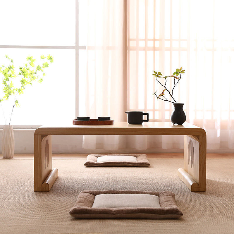 Tatami Coffee Table Bed Small Table Kang Table Solid Wood Bay Window Table Low Table Chinese Style Floor Table National Study Table