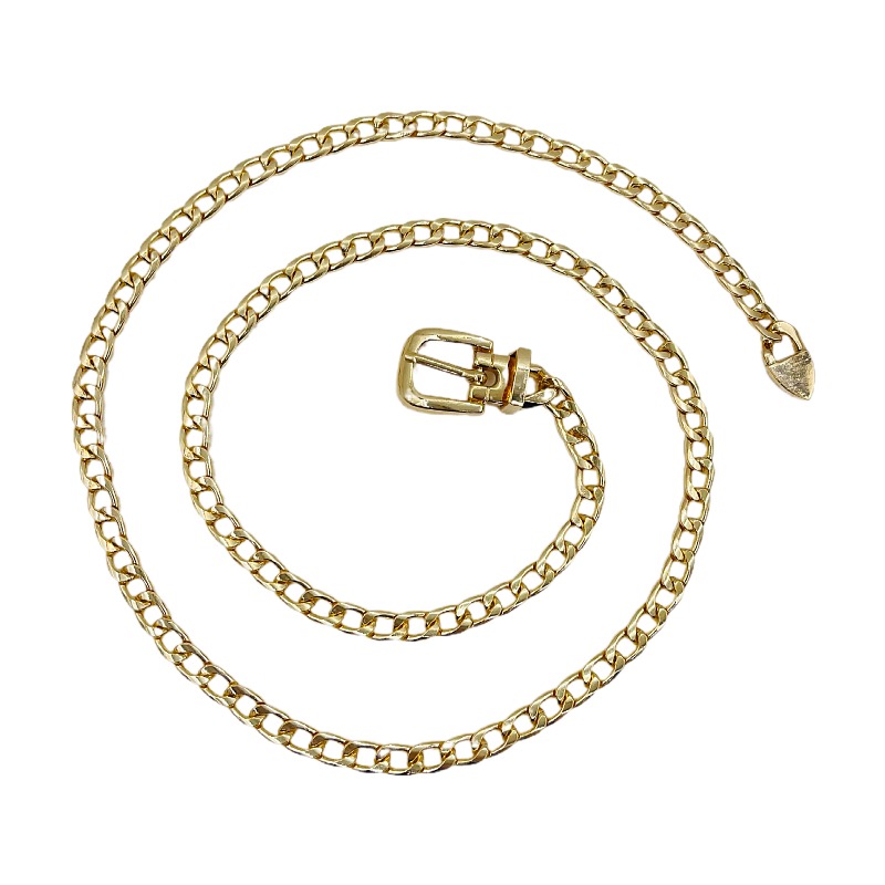 Fashion Pin Buckle Belt for Women Summer 2024 New Trendy Metal Waist Chain Accessories Dress Waist Chain Belt Luxury