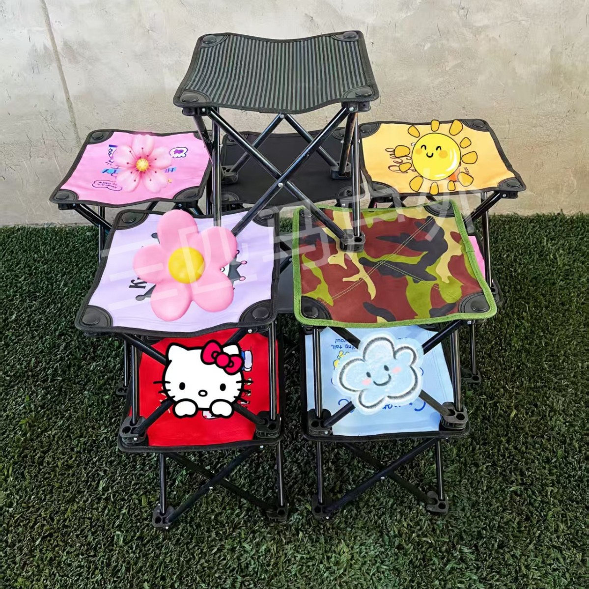 Supply Outdoor Portable Folding Chair Fishing Square Stool Art Sketch Travel Little Mazar Chair Manufacturers Fishing Gear