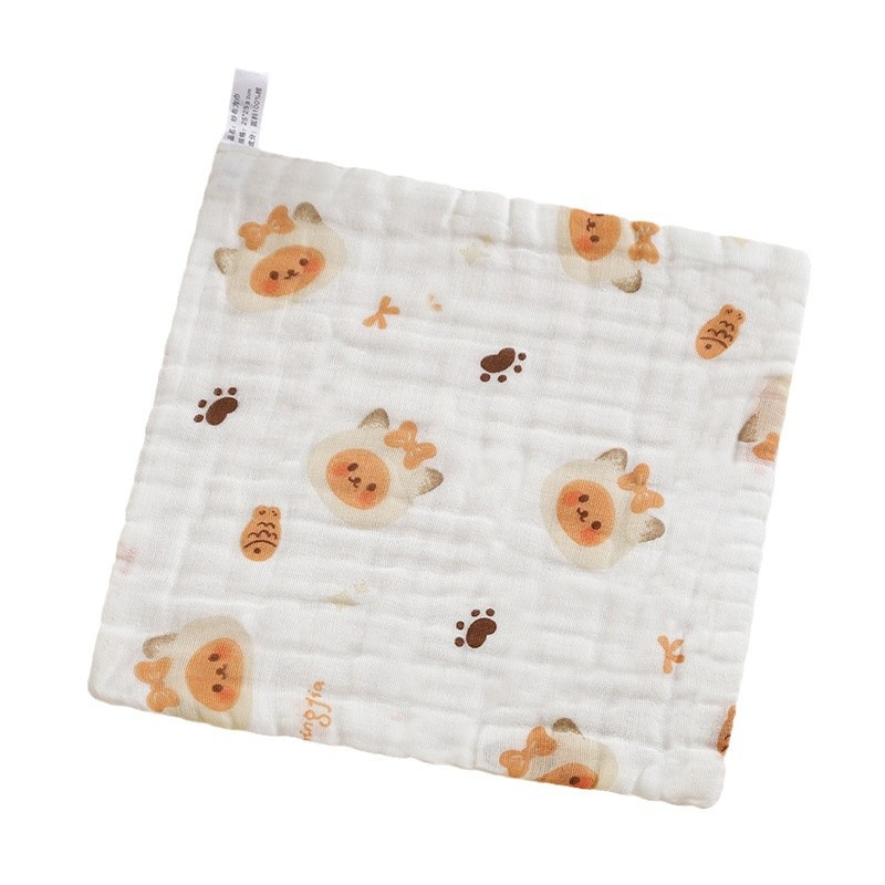 Baby towel gauze newborn saliva towel children's square towel baby's towel class a wash face bath absorbent soft