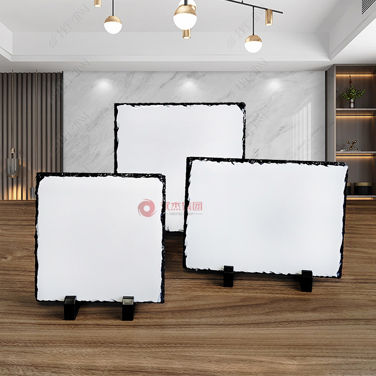 Cross-Border Heat Transfer Stone Painting Blank Coating Natural Rock Stone Painting Sublimation Stone Painting Rock Print