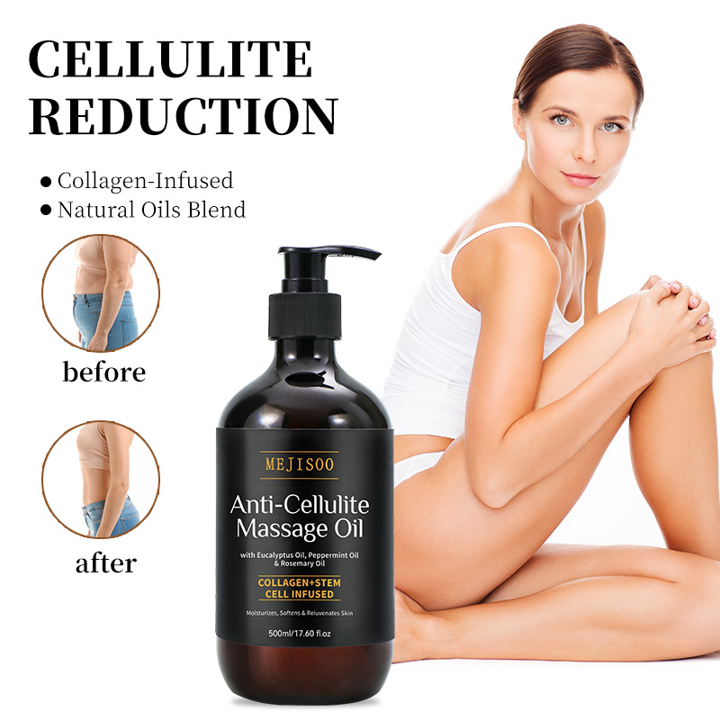 Массажное масло для тела, против целлюлита, ароматизированное