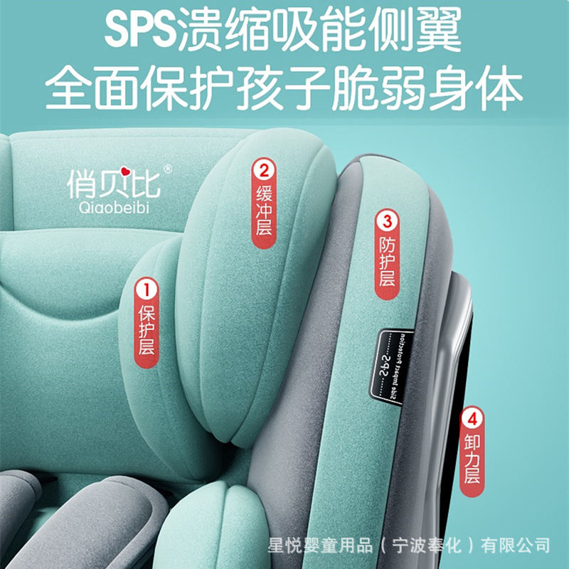 Child Safety Seat for Car Baby Baby Car 360 Degree Rotating Simple Portable Seat 0 Years Old Universal