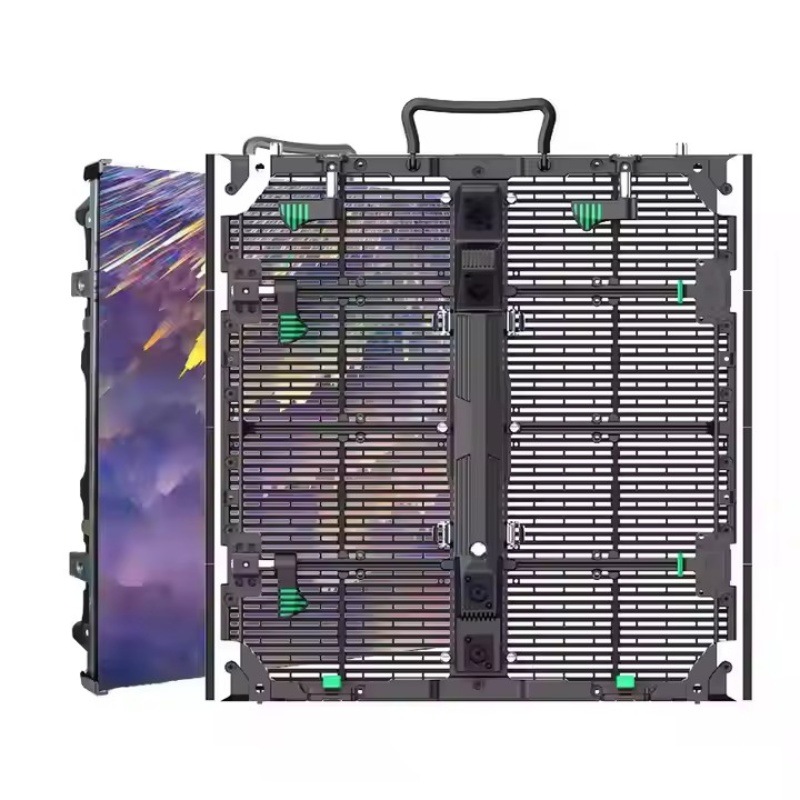 Full color HD transparent rental screen outdoor stage led display waterproof outdoor promotional signs advertising screen