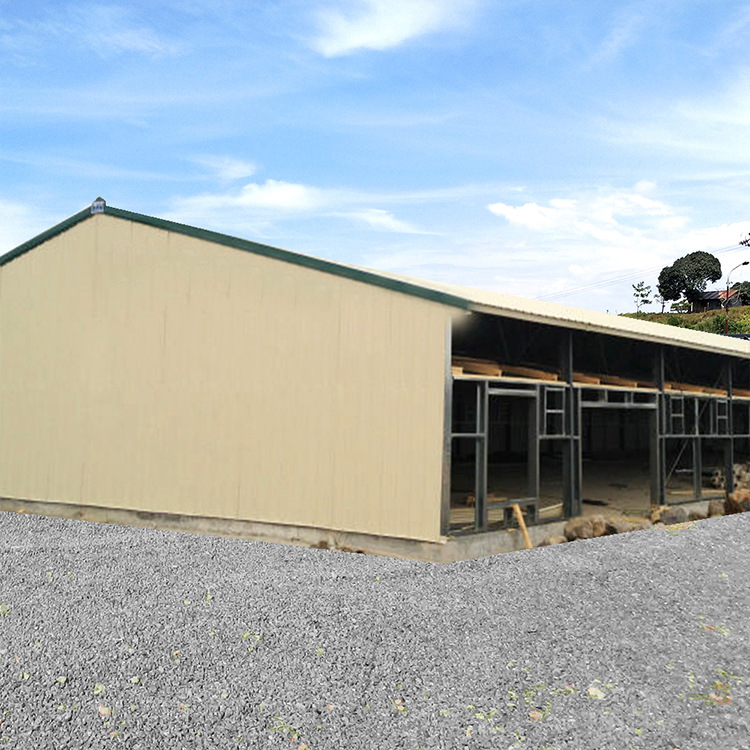 Export steel structure chicken coop Hongye manufacturers supply to undertake the installation of chicken coop cattle coop and other breeding houses at home and abroad.