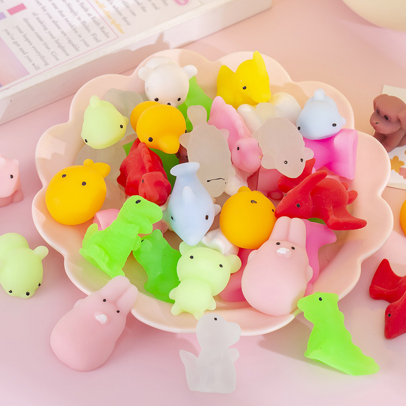 Cute Animal Dumplings Pinch Ball Decompression Trick Vent Ball Student Small Gifts Children's Toys Wholesale