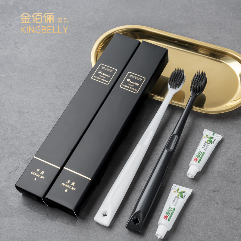 Hotel Supplies Disposable Toothbrush Toothpaste Razor Set Light Luxury Travel Hotel Homestay Special Travel Wholesale