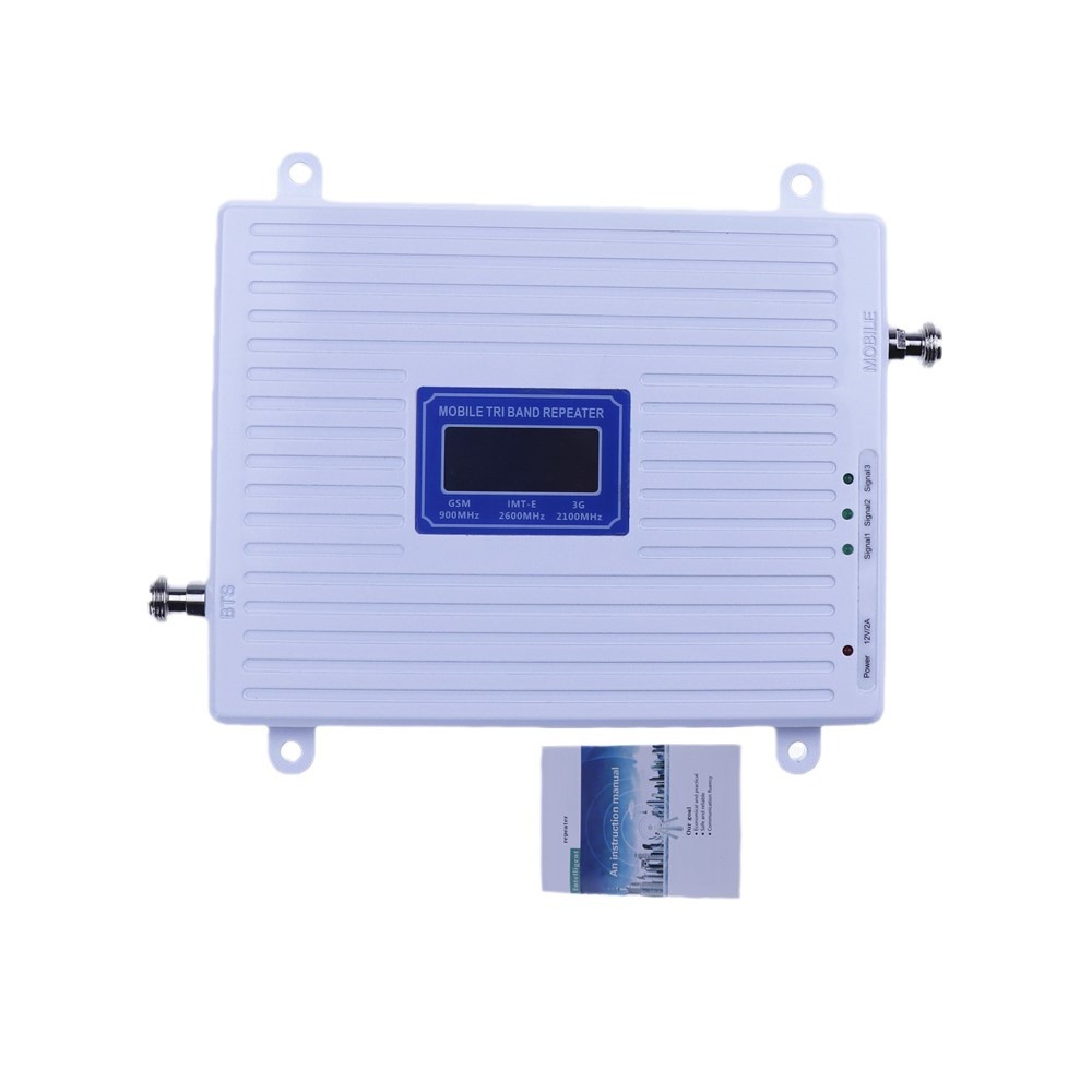Foreign 4G5G Mobile Phone Signal Amplifier for Home Use 900 1800 2100Mhz Three-Network Signal Network Booster