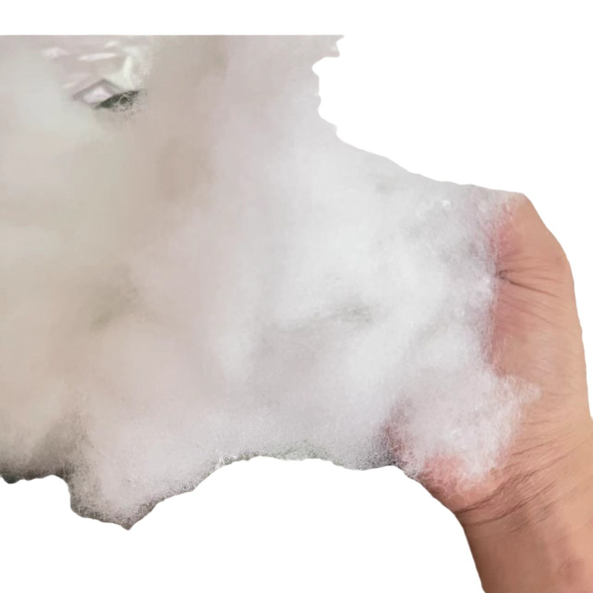 Yiwu Manufacturer High Elastic Environmentally Friendly Pp Cotton Pillow Plush Toy Filling Cotton Sofa Pillow Fluffy Cotton Wholesale