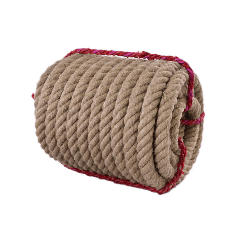 Hemp Rope Handmade Braided Rope Vintage Binding Rope Fence Photo Wall Tug-Of-War Rope Cat Climbing Frame