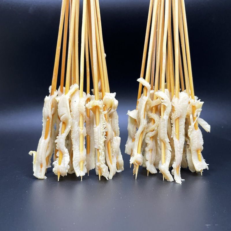 Bbq Ingredients Fried Iron Plate Skewers Frozen Marinated Semi-Finished Products Fresh Duck Intestine Skewers Popular Hand Skewers Family Pack