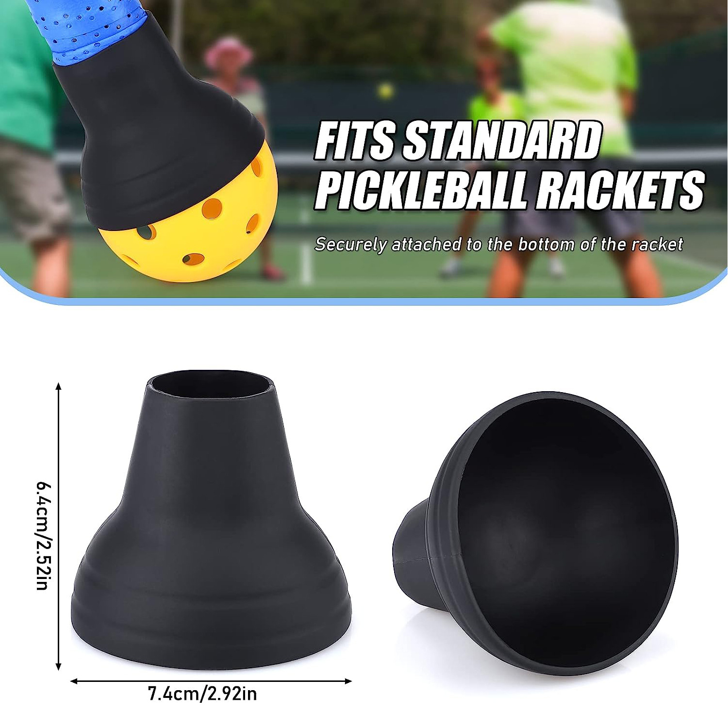 New silicone pick racket ball picker tennis ball sucker outdoor sports accessories factory direct sales