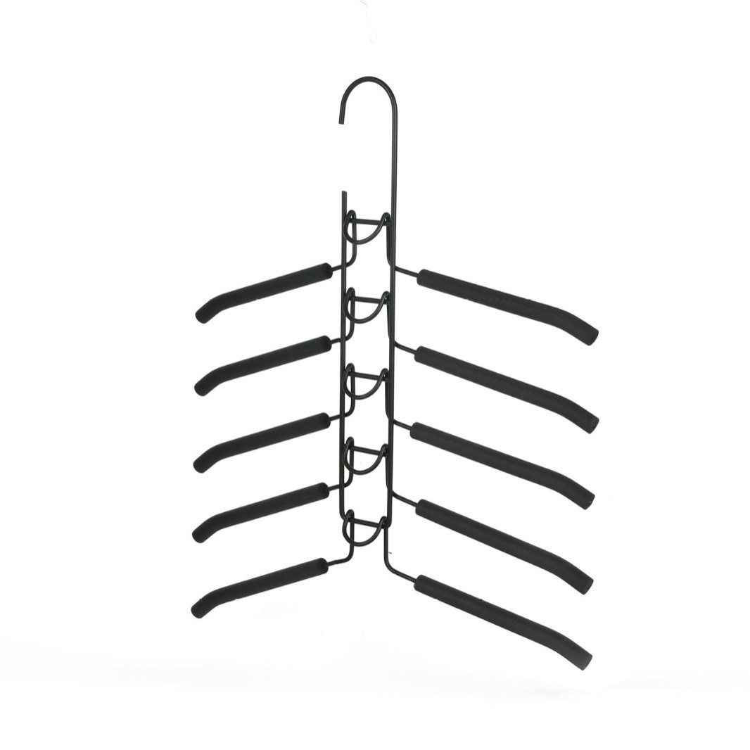 Cross-Border Detachable Foam Layered Clothes Hanger, Five-Layer Space-Saving, Non-Slip, Traceless Clothing Store Household Clothes Hanger