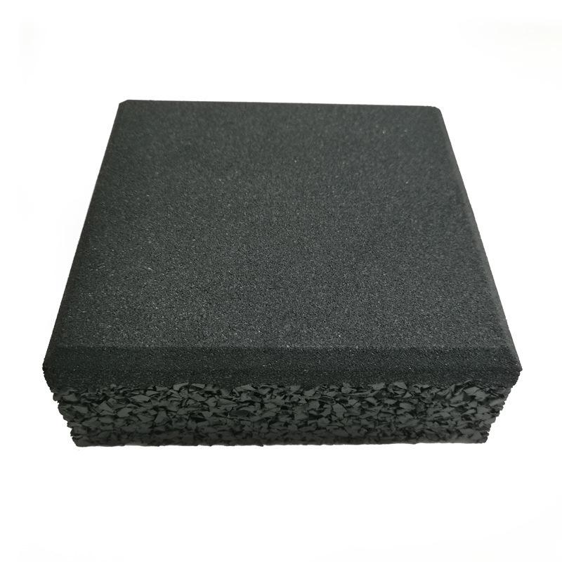 Floor Floor Rubber Shock-absorbing Brick Court Machine Room Soundproof Cotton Filled Vibration-absorbing Brick Audio and Video Room Soundproof Shock-absorbing Pad