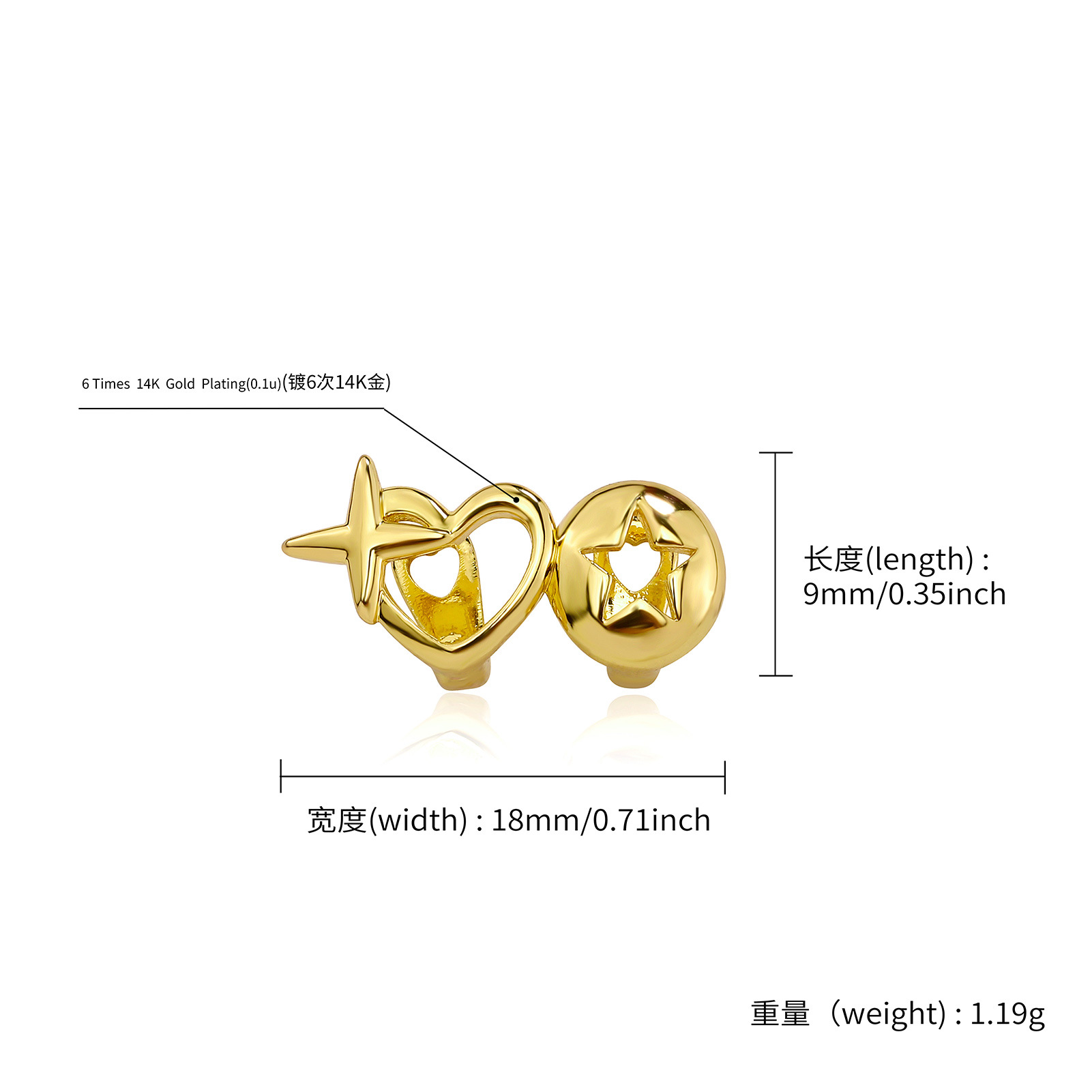 European and American Hip-Hop Star Braces Temu Hot Selling Cut Out Glossy Electroplated Braces Gold Teeth Christmas Personalized Braces Wholesale