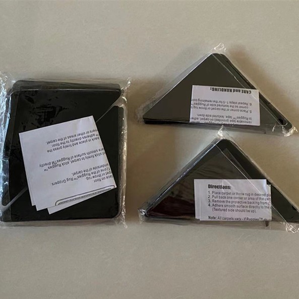 Amazon Carpet Anti-Slip Sticker Triangle Carpet Fixed Sticker Floor Mat Pu Washable Anti-Slip Carpet No Residual Glue Fixation