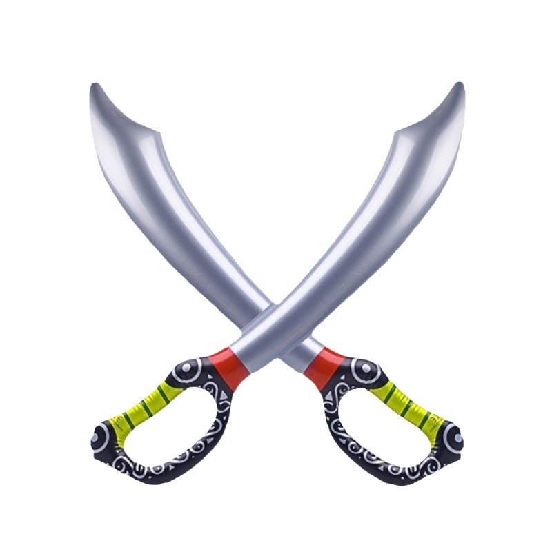 Pvc Inflatable Sword Matt Kidsren's Play Props Pirate Sword Laser Sword Spot Wholesale