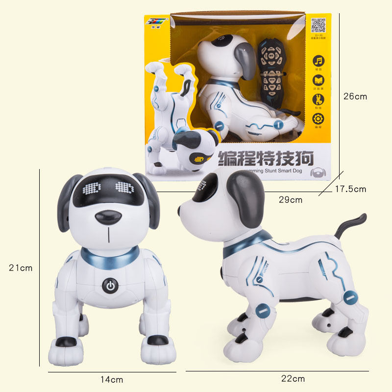 Le Neng Remote Control Programming Stunt Dog Robot Dog Children's Toy Intelligent Electronic Dog Boy Girl Induction Robot