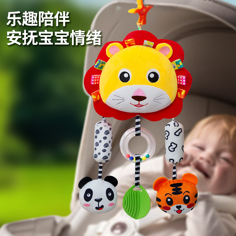 Bedside Rattle Car Comfort Bed Bell Suspension Type 0-1 Year Old Baby Safety Seat Baby Toy Cart Pendant
