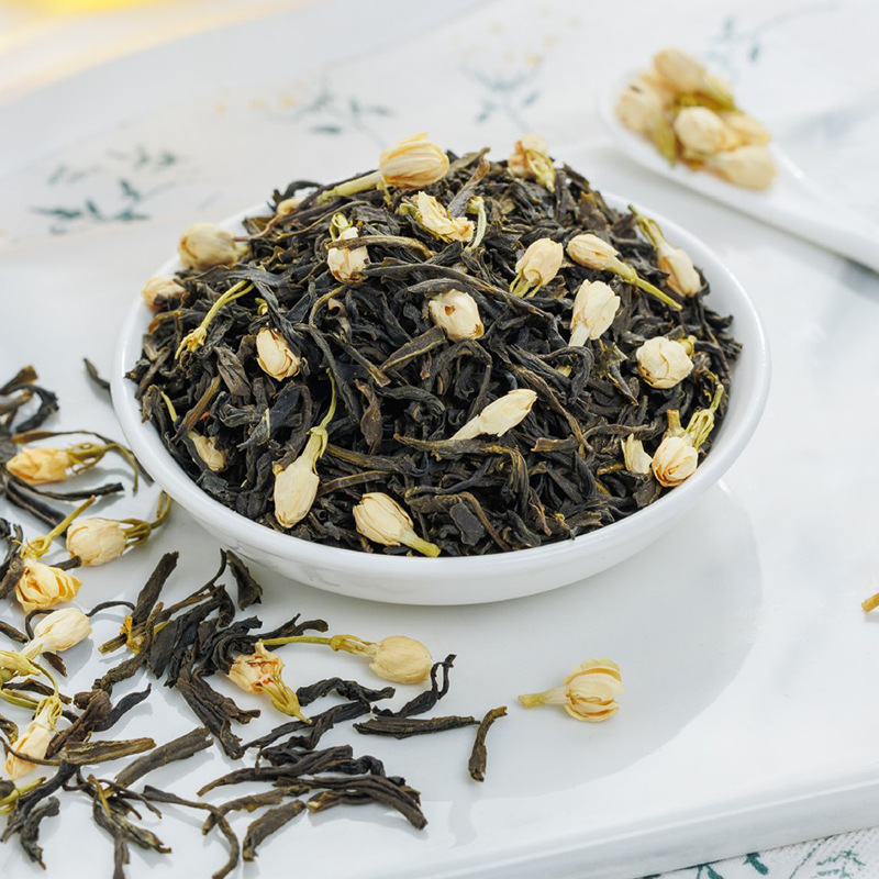Jasmine Tea Customized Flavored Flower and Fruit Tea Processing Strong Flavor Tea Loose Tea Wholesale Jasmine Green Tea